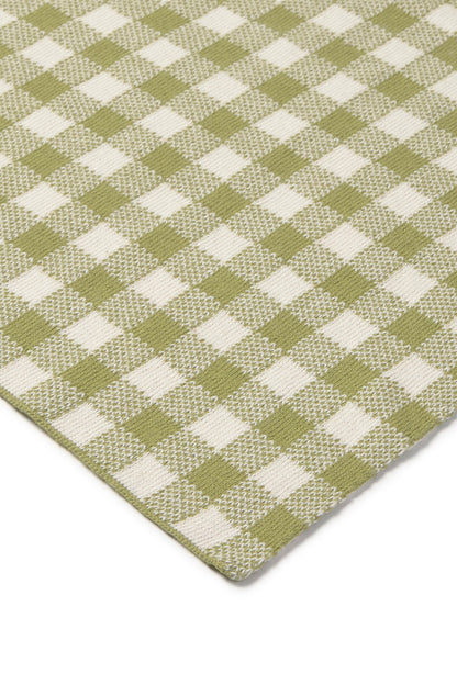 Gebreide deken Vichy Tiles – Toffee, Matcha & Ivory – 100% katoen – Lorena Canals