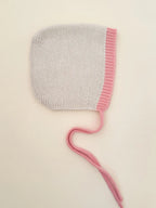 Bonnet Dolly - Baby Strikmutsje - Merinowol - HVID - productfoto - afbeelding 7