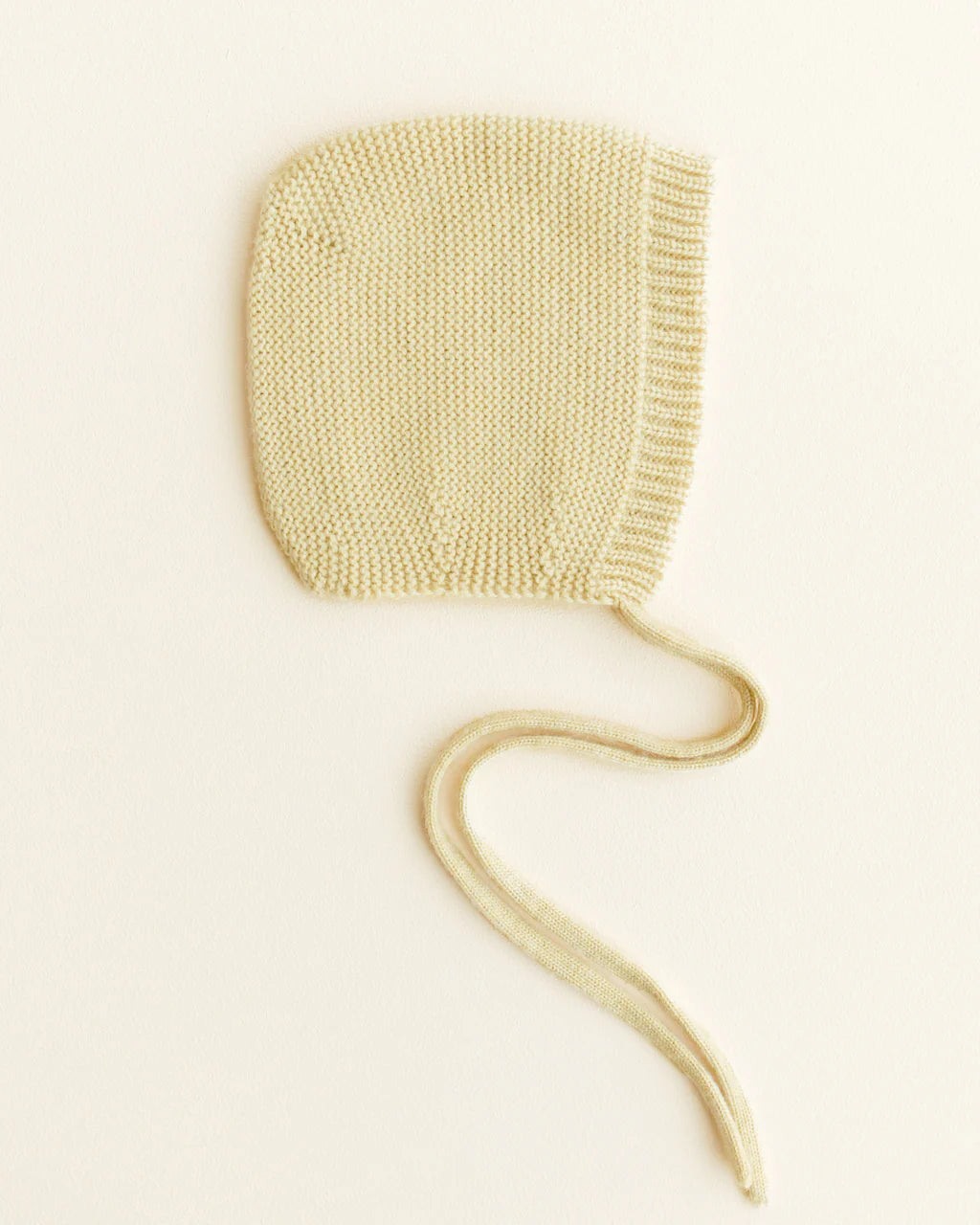 Bonnet Dolly - Baby Strikmutsje - Merinowol - HVID - productfoto - afbeelding 9