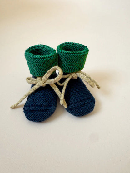 Booties - Baby Slofjes - Merinowol - HVID