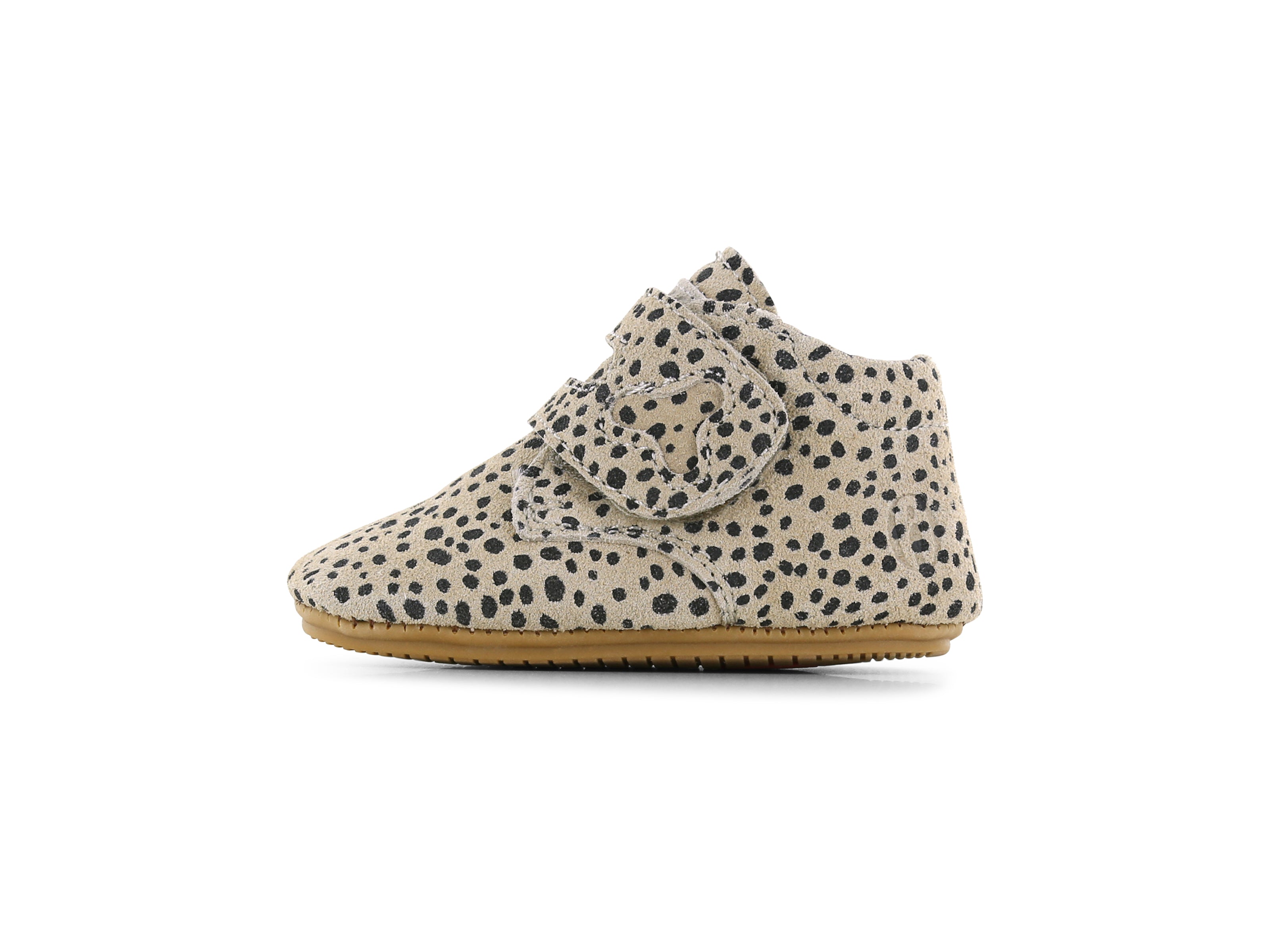 Suède babyschoentjes Baby-Proof® Beige Dots - ExtremeFlex® - Shoesme