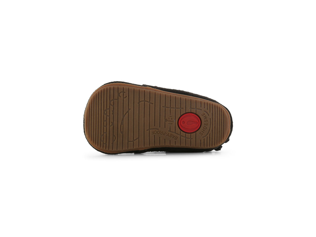 Suède baby schoentjes met franjes - Baby-Proof® - Bruin - Shoesme