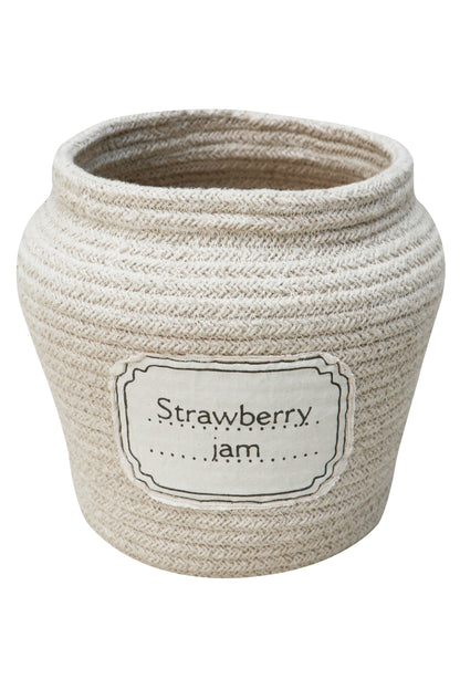 Basket Jam Jar – Opbergmand jampot – Naturel – Ø 20 × 23 cm – Lorena Canals