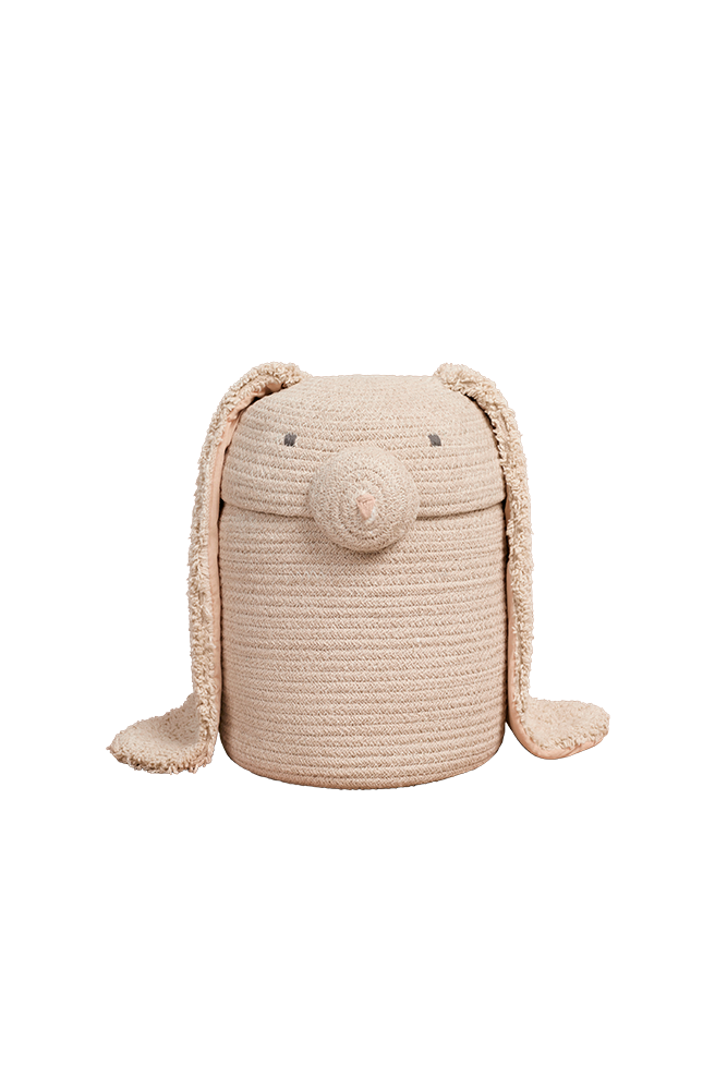 Basket Rita the Rabbit – Opbergmand konijn – Naturel – Ø 25 × 30 cm – Lorena Canals