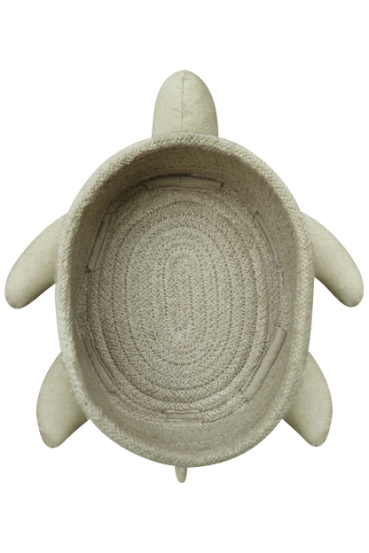 Basket Baby Turtle – Kleine opbergmand schildpad – Green – 22 × 25 × 10 cm – Lorena Canals