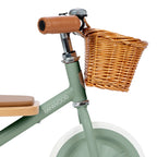 Kinder driewieler met rieten mandje - Trike Vintage - Forest Green - Banwood - productfoto - afbeelding 5