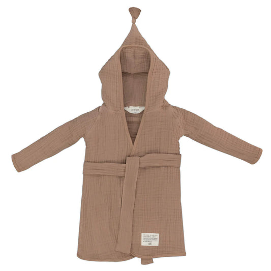 Baby Bello - Baby Badjas - Burro - 100% biologisch mousseline katoen - productfoto