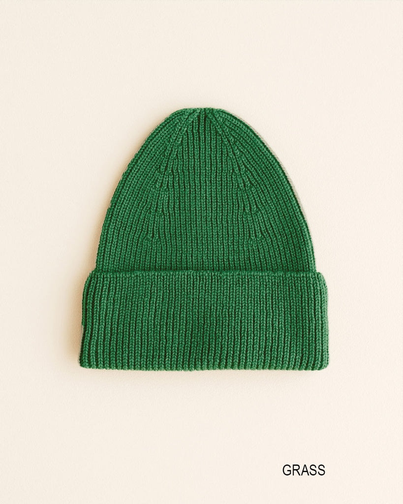 Beanie Fonzie Kids - 100% extra fine Italian merino wool - HVID