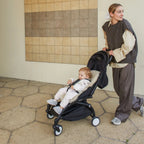 Merino Wool Pram Liner Snuggler® - Peanut - BINIBAMBA