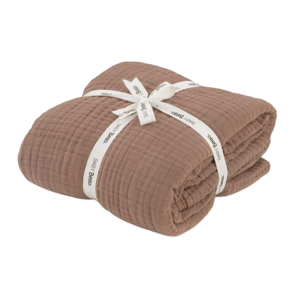 Babydeken 4-laags - 120 × 120 cm - Biologisch katoen - Baby Bello - productfoto