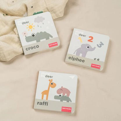 Boekje 'Vriendjes' - Board book Friends - Raffi - Colour mix - Done by Deer