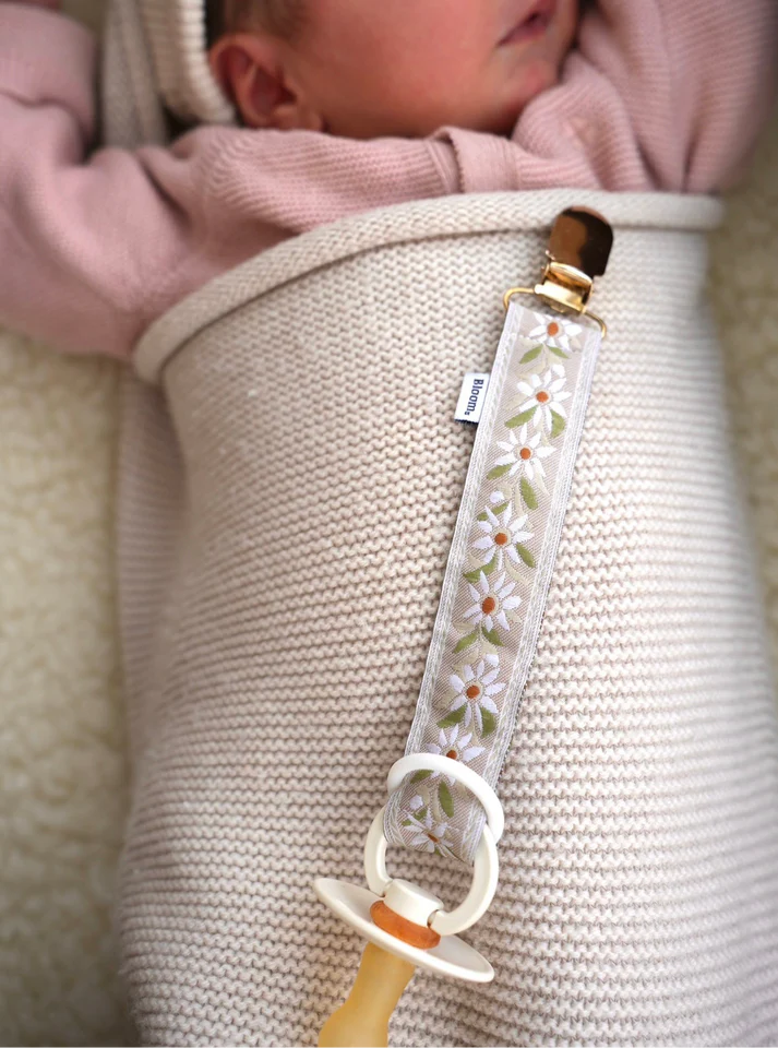 Speenkoord Nice - Handgemaakt - Baby Bloom Clips