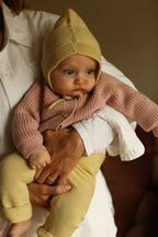 Gebreid vest Inga - Seamless cardigan - Merinowol - HVID - voorkant - afbeelding 2