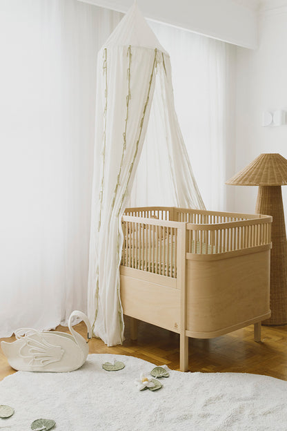 Canopy Crepe Swan – Ivory – Katoenen bedhemeltje – Lorena Canals