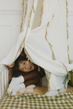Canopy Crepe Swan - Ivory - Katoenen bedhemeltje - Lorena Canals - productfoto - afbeelding 3