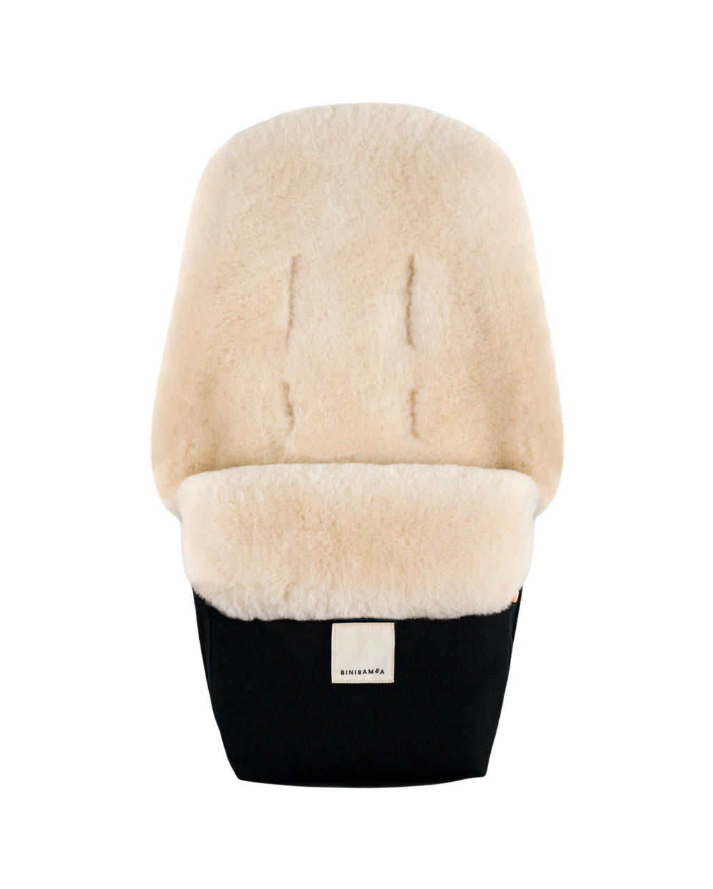 Milk Minipuff – Merino schapenvacht voetenzak voor reiswieg & Stokke YOYO – BINIBAMBA