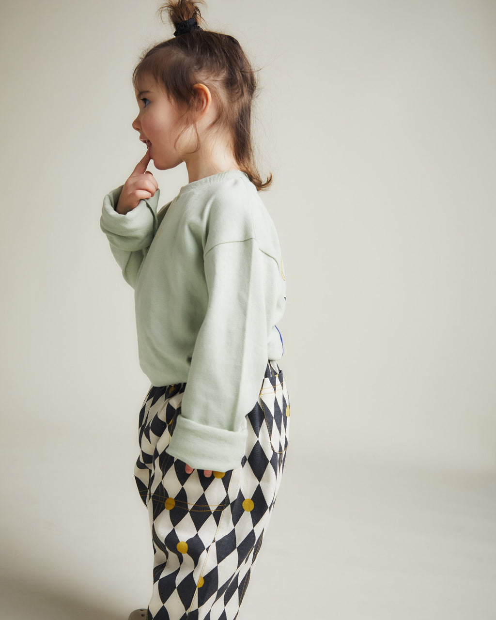 Loyle Seagreen Tee – Oversized longsleeve top – 100% Biologisch Katoen – Claude & Co