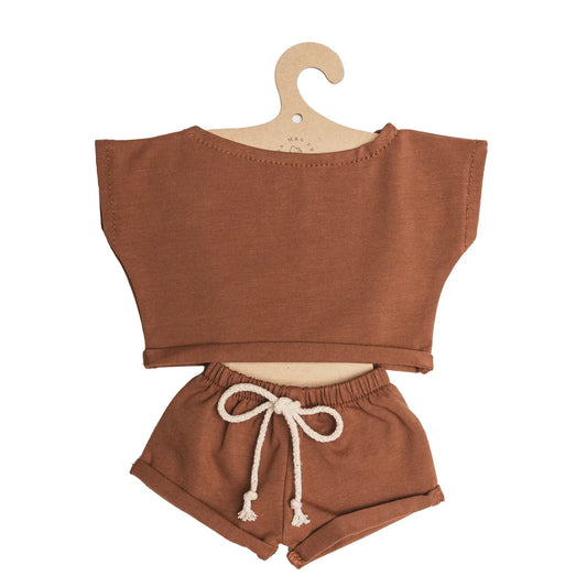 Poppenkleding - Poppen 32-36 cm - Rusted Comfy Set - Mrs Ertha