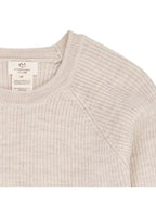 Copenhagen Colors - Merino Classic Rib Knit - Baby Truitje - 100% merinowol - close up