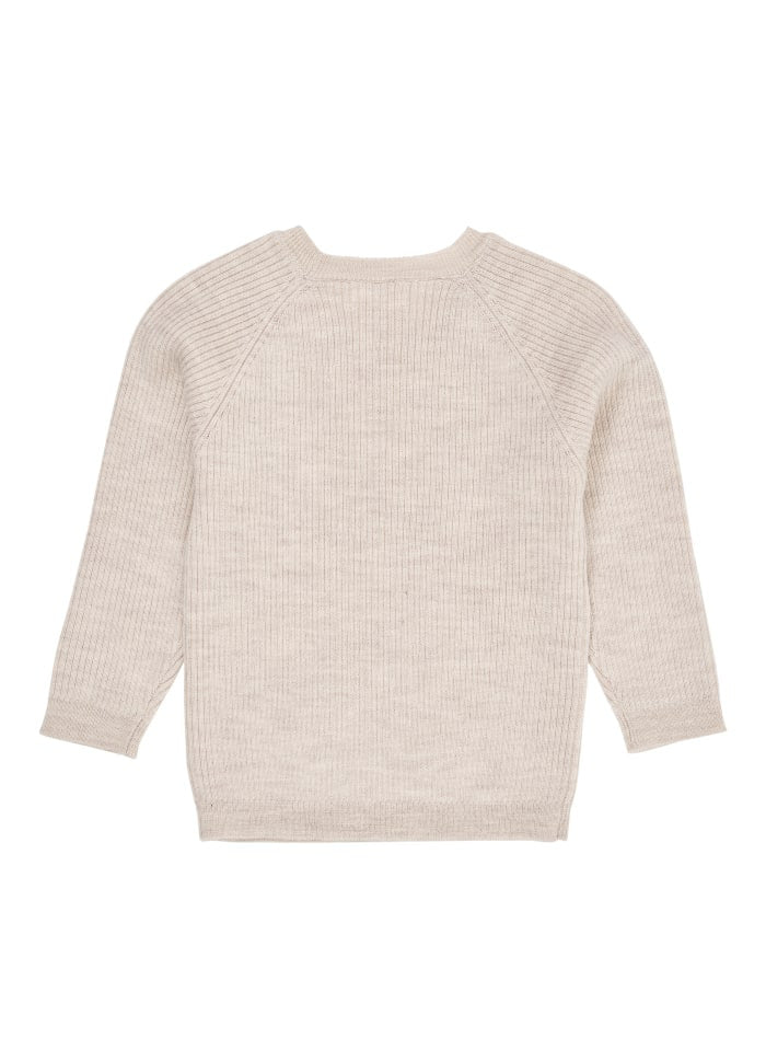 Copenhagen Colors - Merino Classic Rib Knit - Baby Truitje - 100% merinowol - achterkant