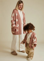 Moon Star Cardigan Russet – 100 % coton biologique – Claude & Co