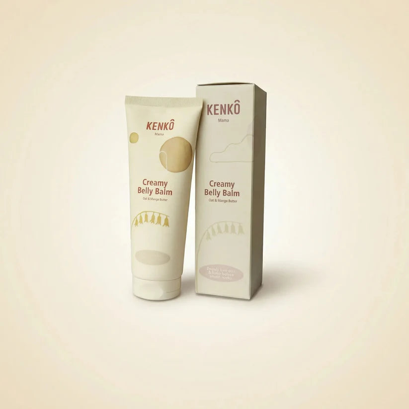 Creamy Belly Balm - Oat & Mangobutter - Zwangerschaps creme - Organic - Kenkô - Kenko - verpakking