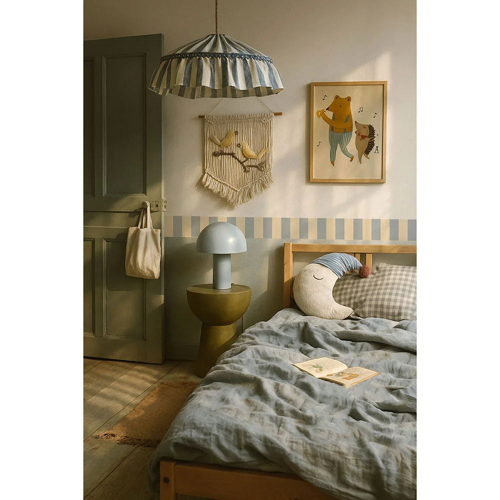 Behangrand – Border Nostalgia Beige Blue Pastel – 25 cm – Dekornik