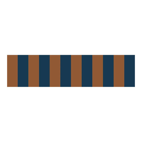 Behangrand – Border Nostalgia Navy Brown – 25 cm – Dekornik