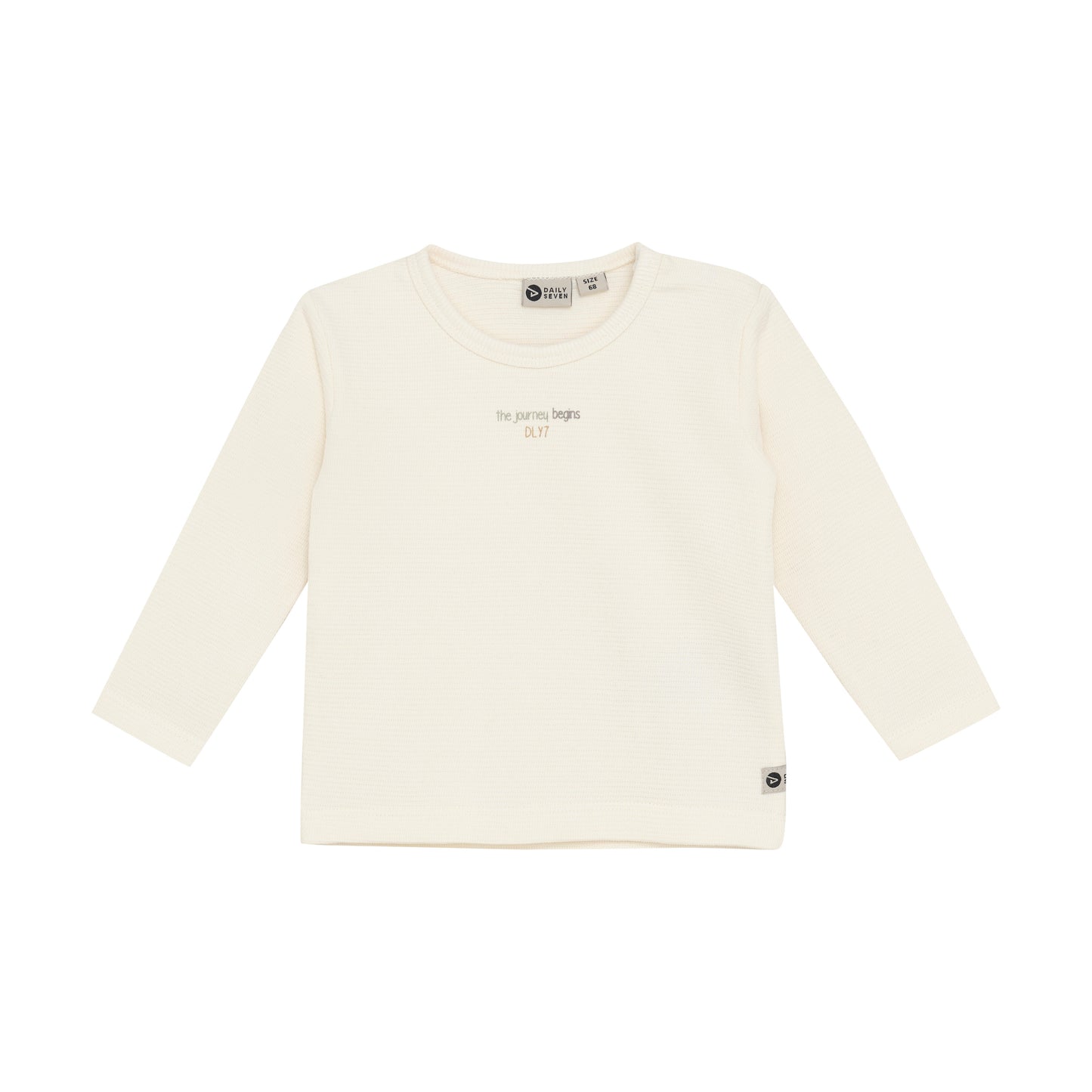 Daily7 - T-shirt Longsleeve Print - Top met lange mouwen - 100% katoen - voorkant