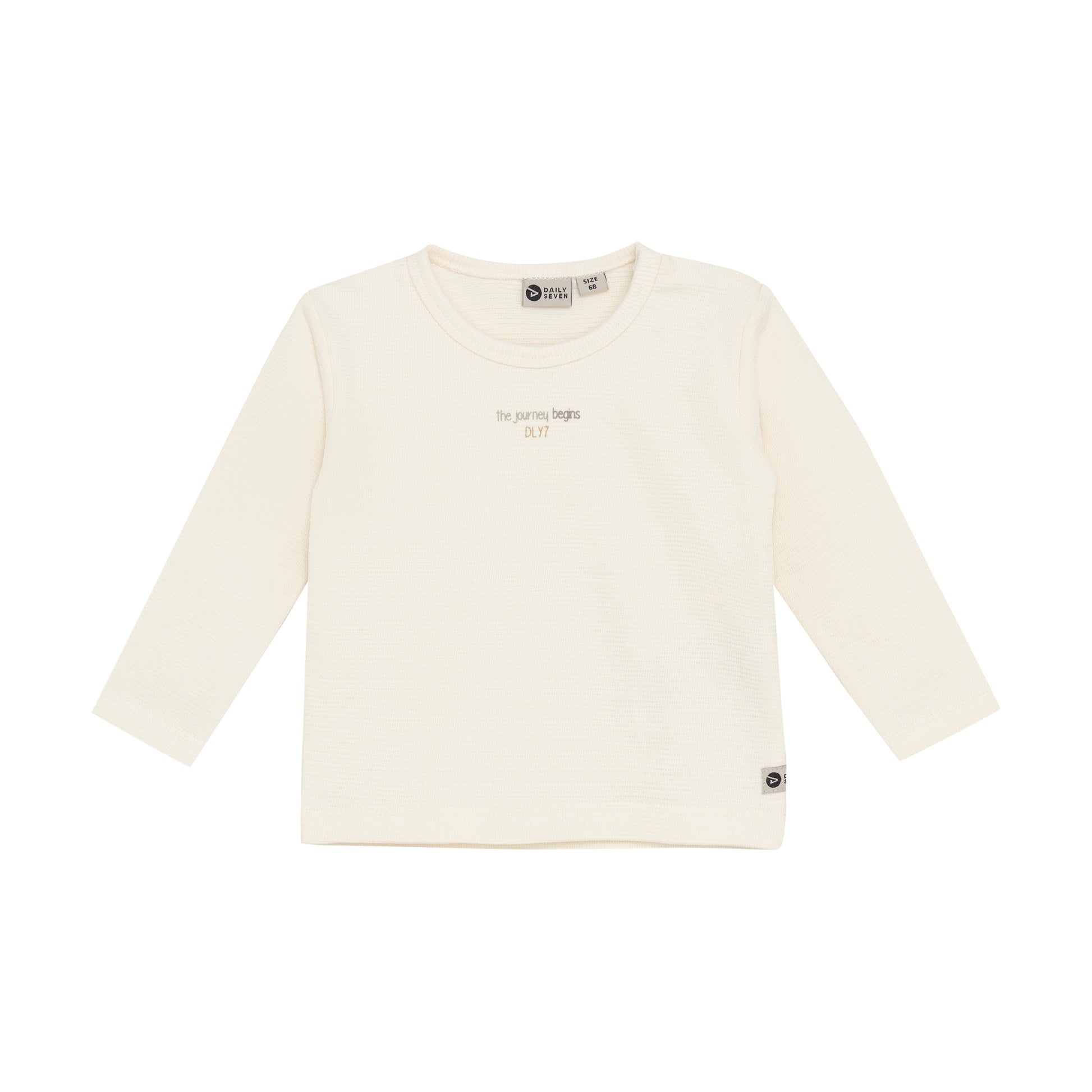 Daily7 - T-shirt Longsleeve Print - Top met lange mouwen - 100% katoen - voorkant