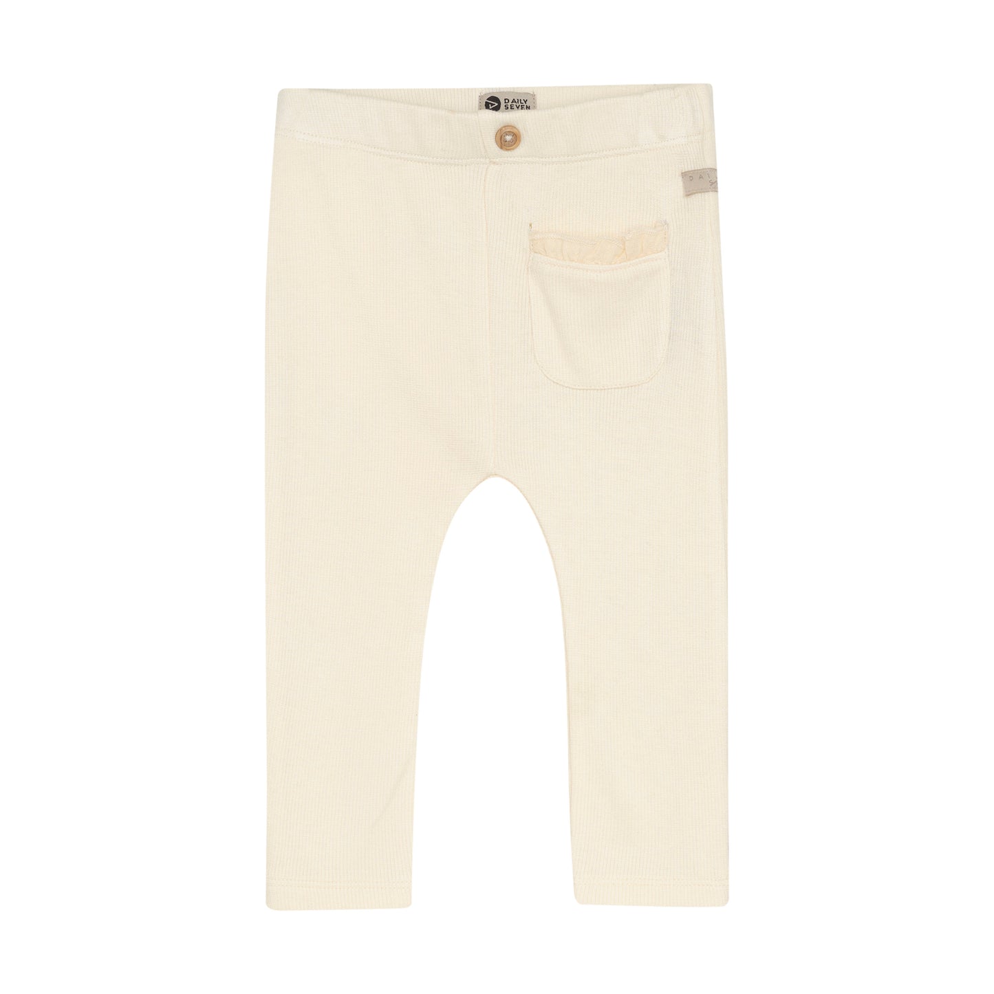 Daily7 - Leggings Pocket - Broekje - Modal mix - ecru 