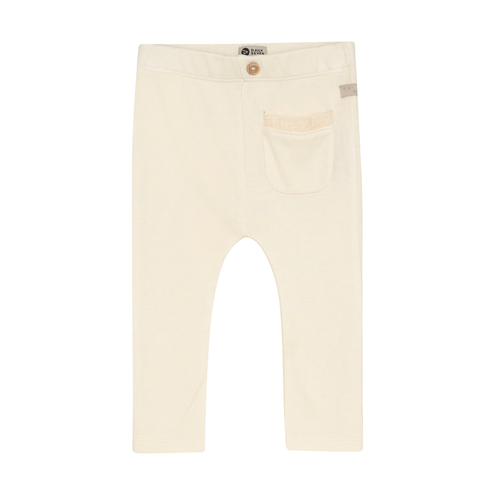 Daily7 - Leggings Pocket - Broekje - Modal mix - ecru 
