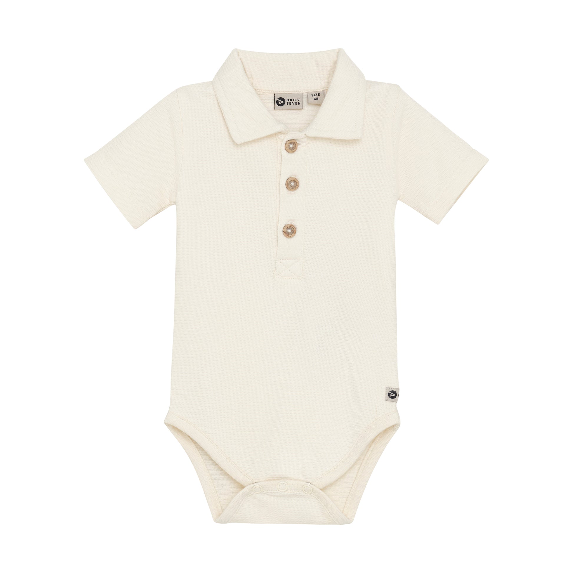 Daily7 - Body Collar - Overhemd romper - 100% katoen - voorkant