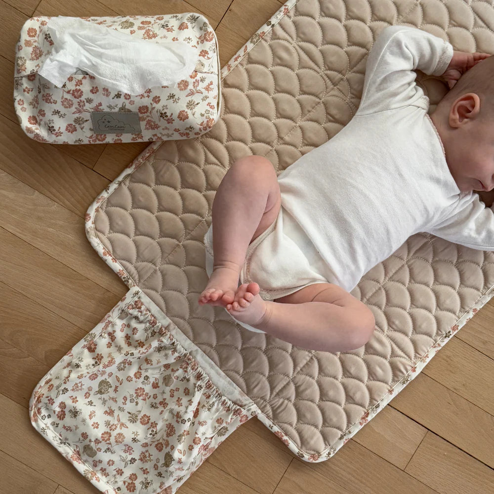 Verschoonmatje - Changing Mat Quilted Augusta - Biologisch katoen - CamCam Copenhagen