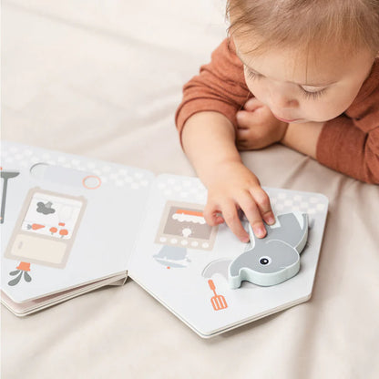 Interactief boekje 'Thuis'- Elphee's home board book - Deer friends - Colour mix - Done by Deer