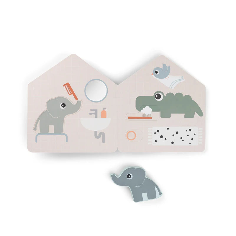 Interactief boekje 'Thuis'- Elphee's home board book - Deer friends - Colour mix - Done by Deer