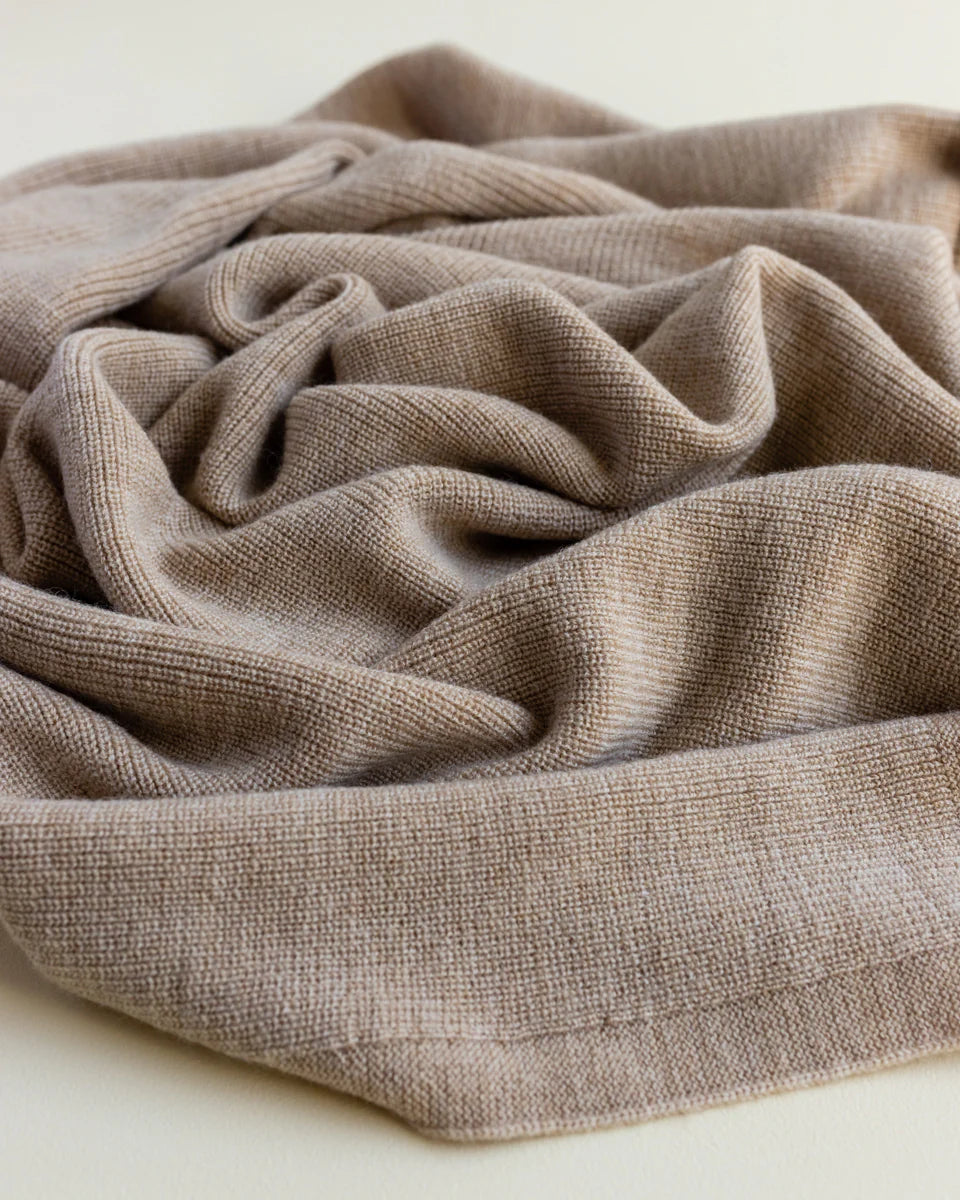 Baby Dekentje - Felix Blanket - Sand - Merinowol - HVID