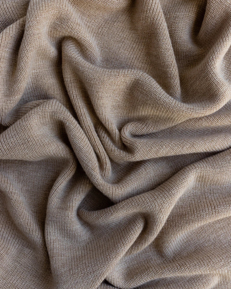 Baby Dekentje - Felix Blanket - Sand - Merinowol - HVID