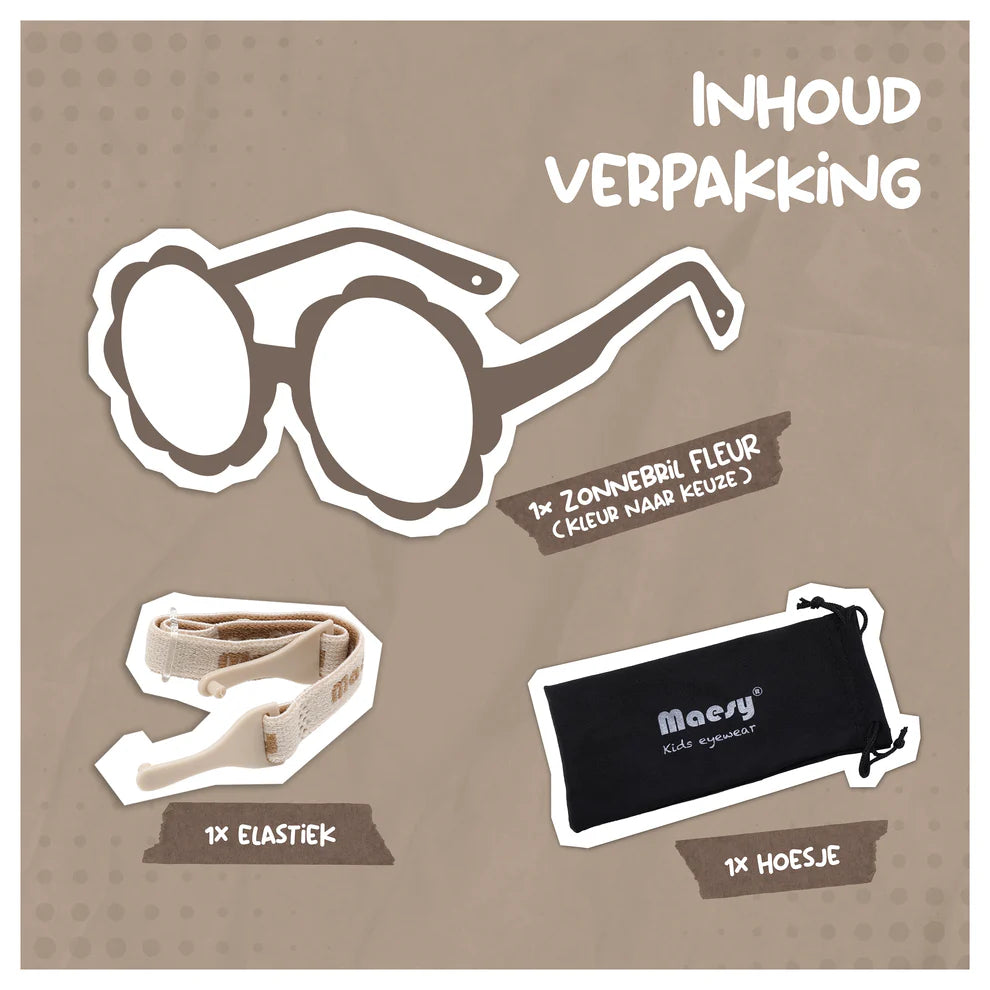 Zonnebril Fleur 1 t/m 3 jaar - Bloem - Maesy