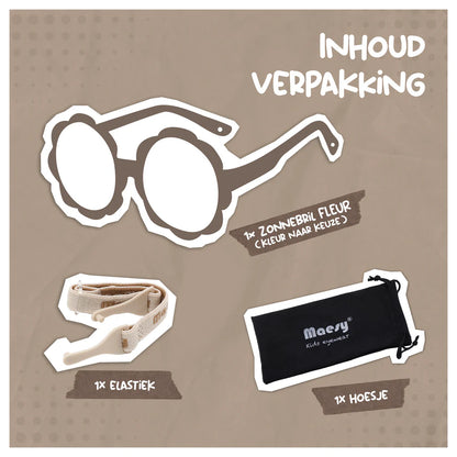 Zonnebril Fleur 1 t/m 3 jaar - Bloem - Maesy