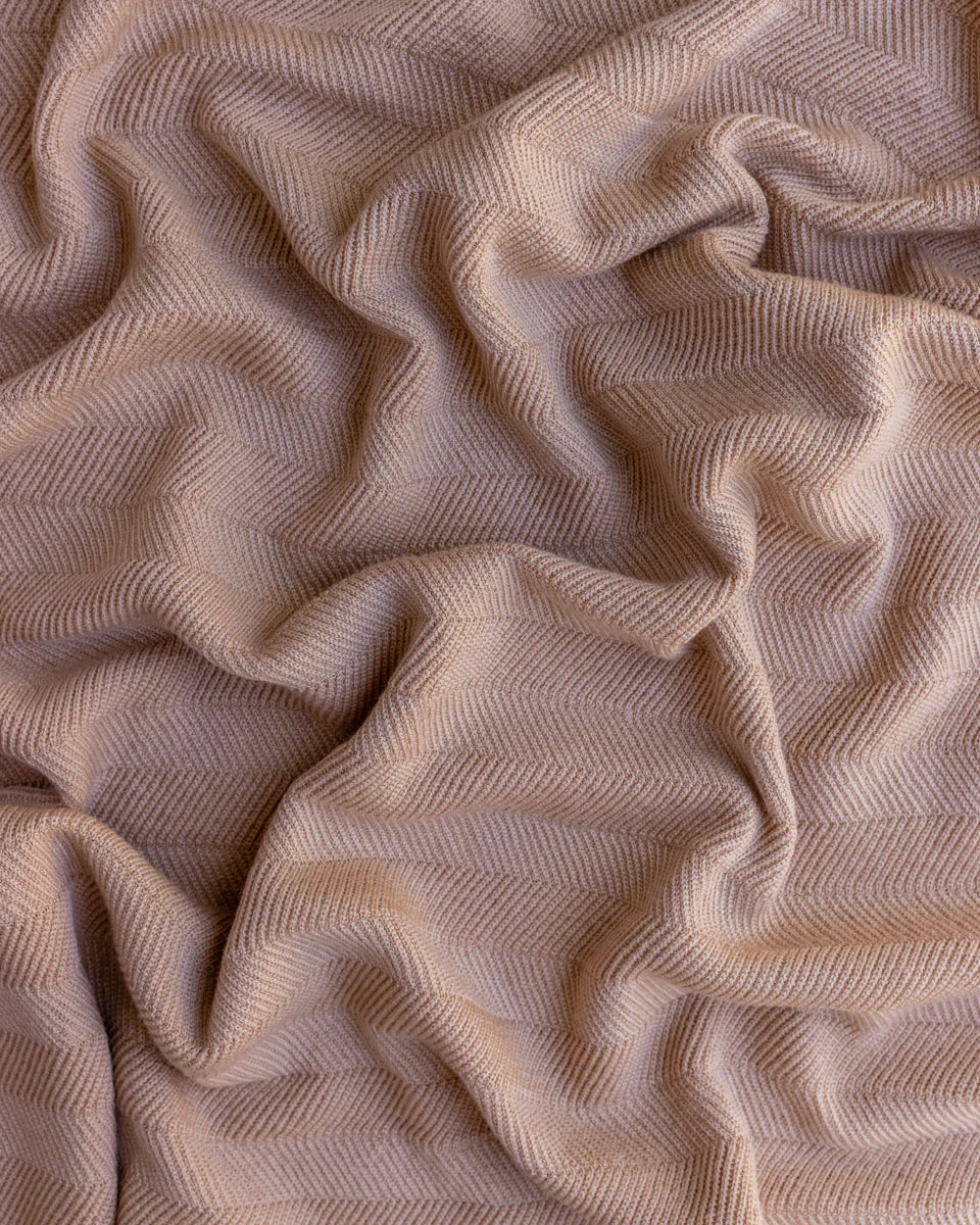 Deken Freddie - 70 x 100 cm - 100% extra fine Italiaanse merino wol - Hvid