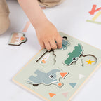 Puzzle 12+ months - First Layer Puzzle - Celebration - Colour mix - Done by Deer