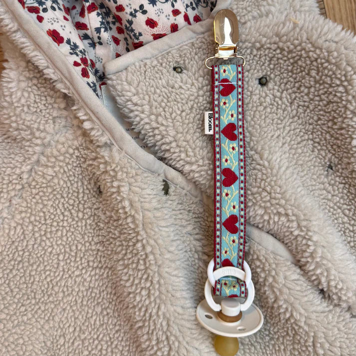 Speenkoord New York - Handgemaakt - Baby Bloom Clips - productfoto