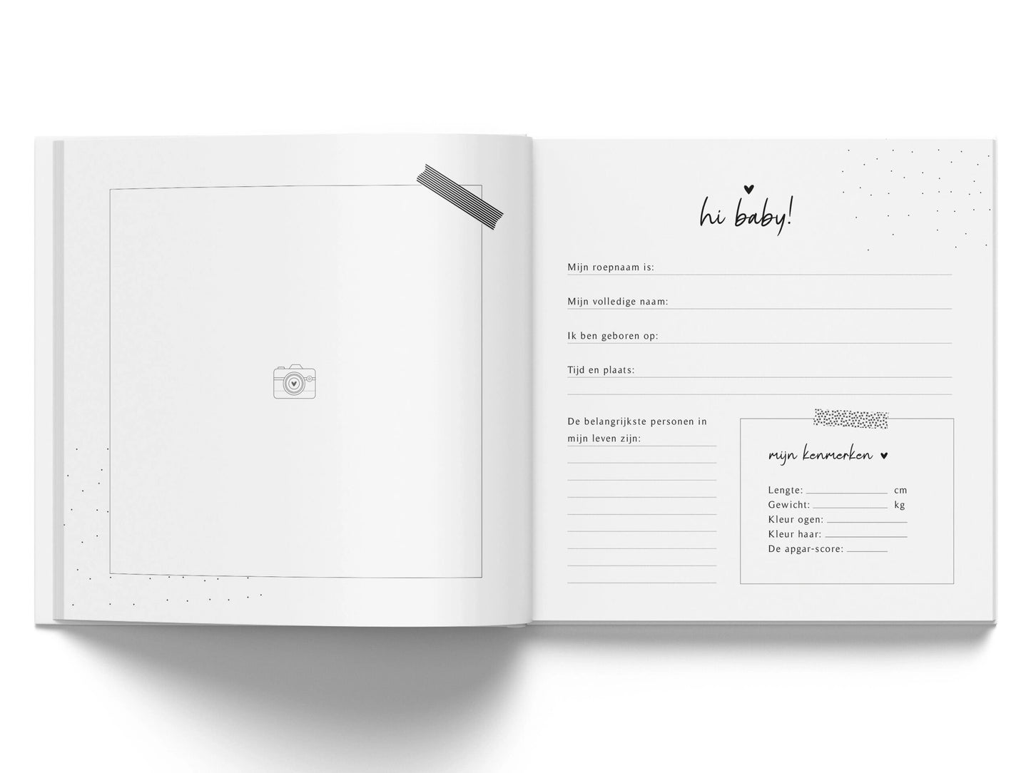 Baby invulboekje - Mijn eerste jaar – Beige - Fyllbooks