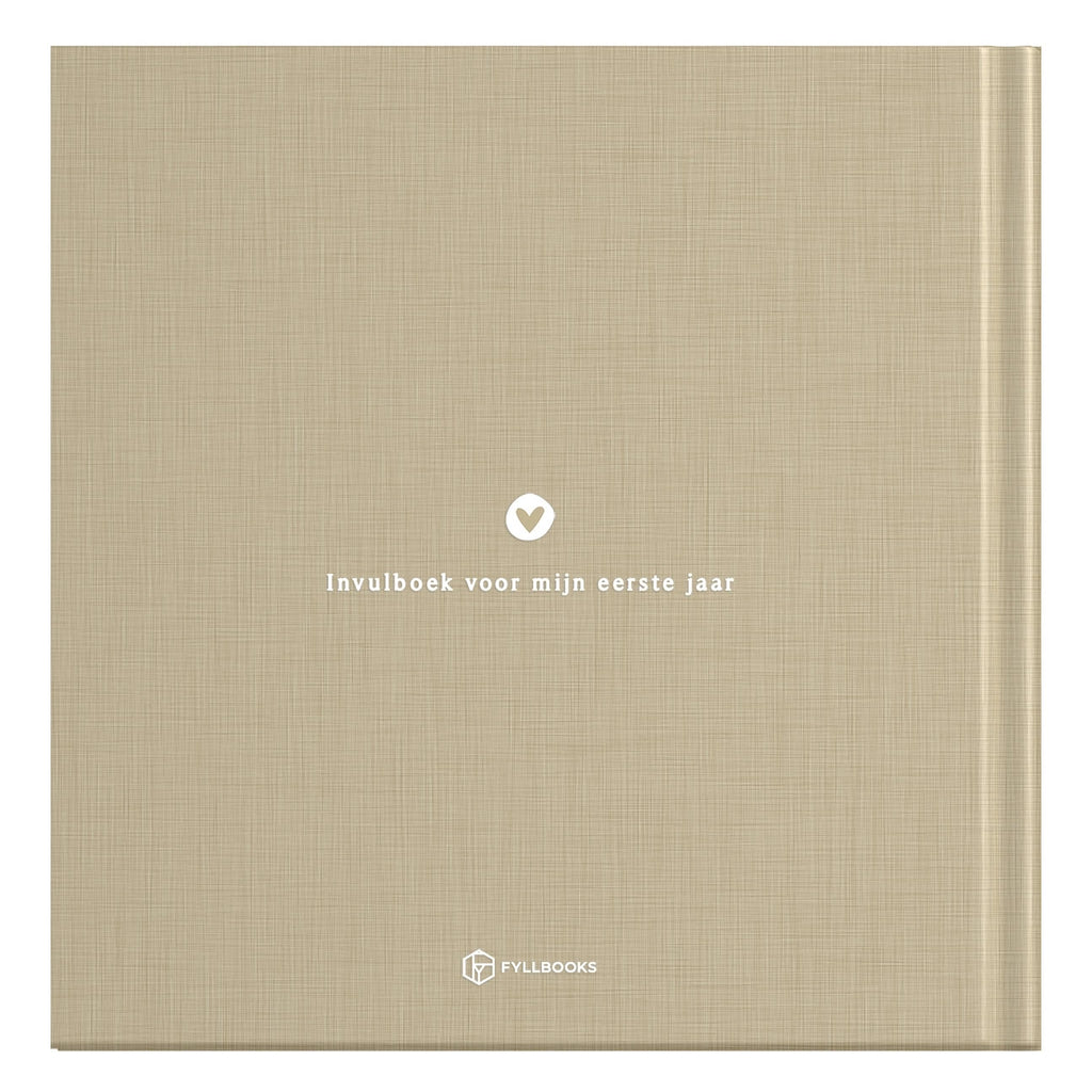 Baby invulboekje - Mijn eerste jaar - Linnen taupe - Fyllbooks - productfoto - afbeelding 8