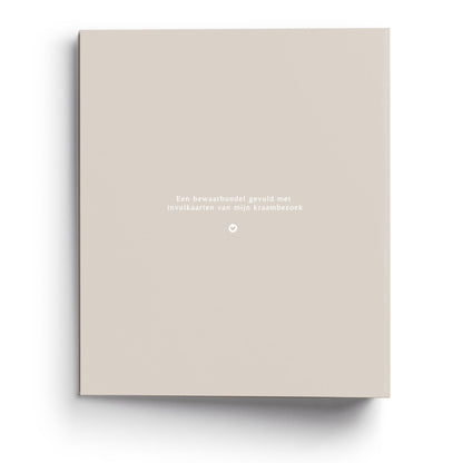 Bewaarmapje invulkaarten - Bewaarbundel Kraambezoek invulkaarten - A5 -Fyllbooks
