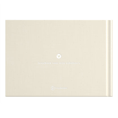 Baby invulboekje - Mijn echofoto´s – Linnen Beige - Fyllbooks