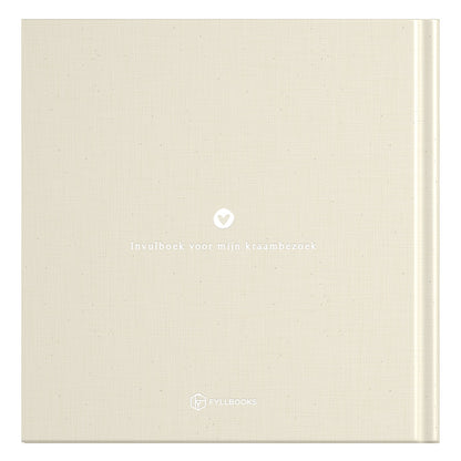 Baby invulboekje - Mijn kraambezoekboek - Linnen Beige - Fyllbooks