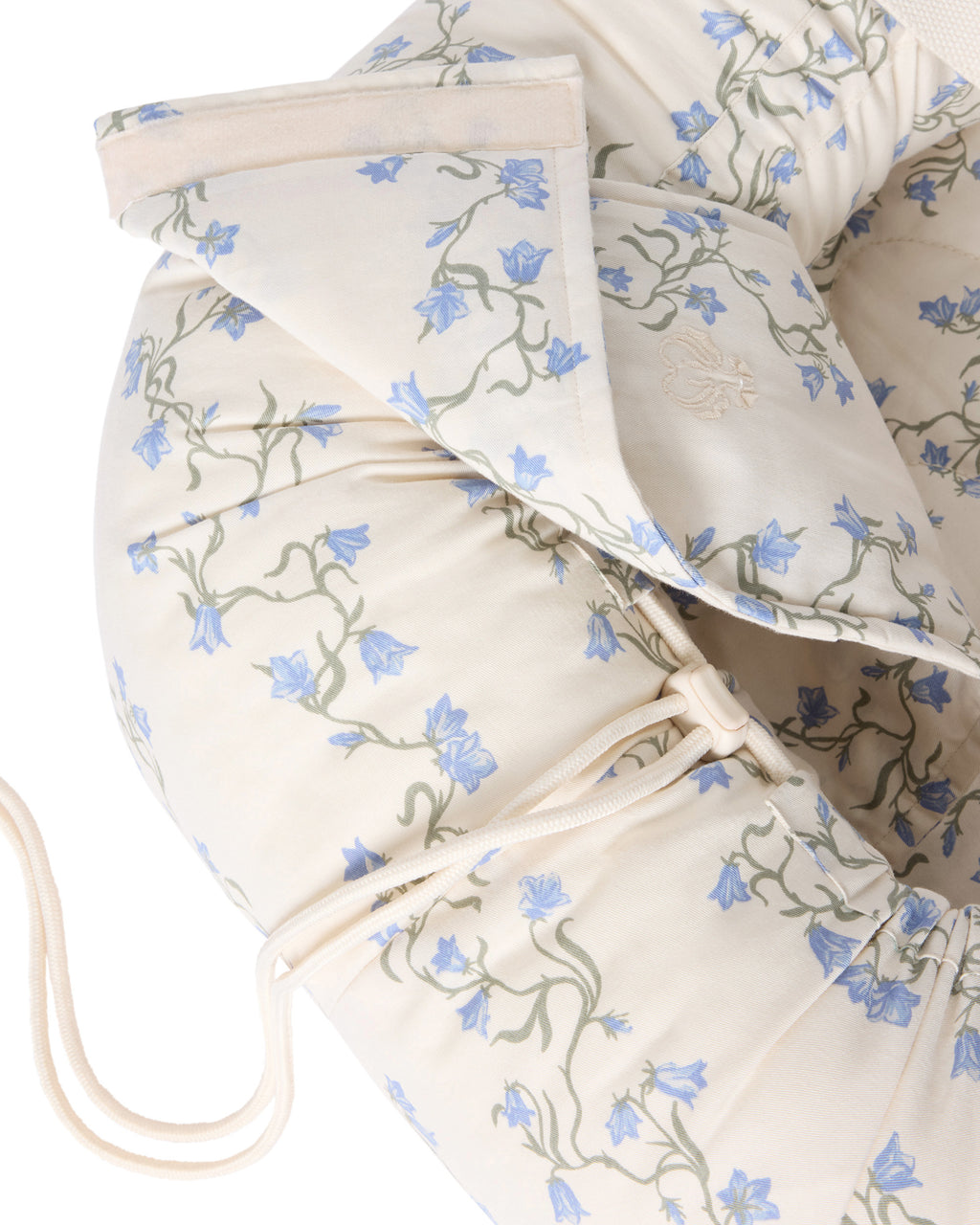 Baby Nest - Bellflower - Babylft - Biologisch katoen - Blauwe bloemen - Garbo & Friends - Garbo&Friends - productfoto - afbeelding 4