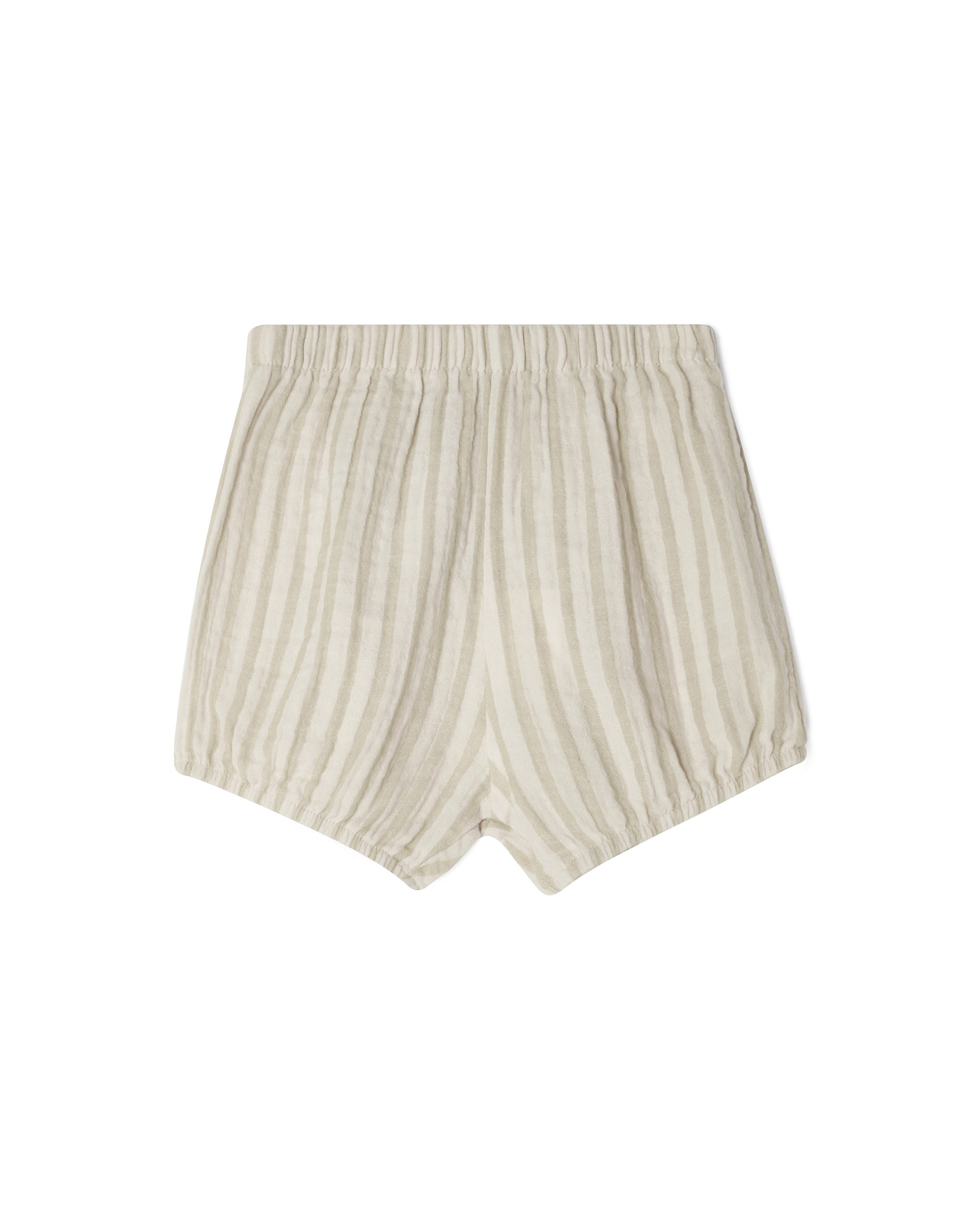 Garbo&Friends - Muslin Bloomers Stripe Pebble - Kort broekje - 100% katoen - achtkant
